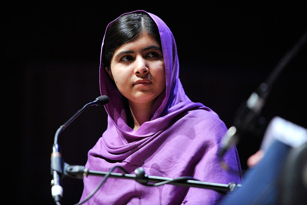 Malala Yousafzai falou no WOW 2014, no Southbank Centre em Londres, Reino Unido. © Southbank Centre