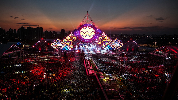 Festival de música no Brasil quebra o recorde do U2 de maior estrutura de palco