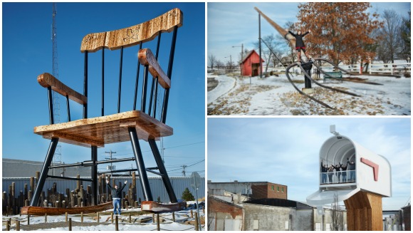 Big things in a small town collage heder