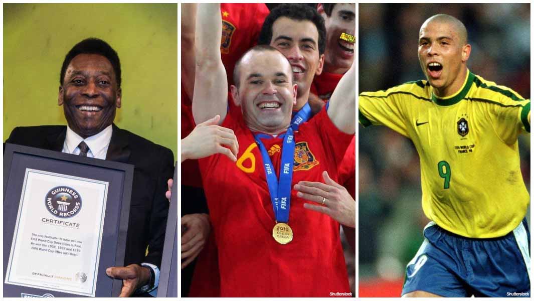Pele Iniesta Ronaldo