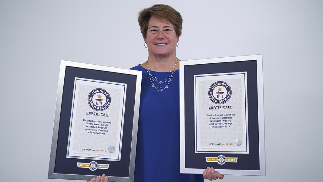 Oldest person to swim the ocean seven 9