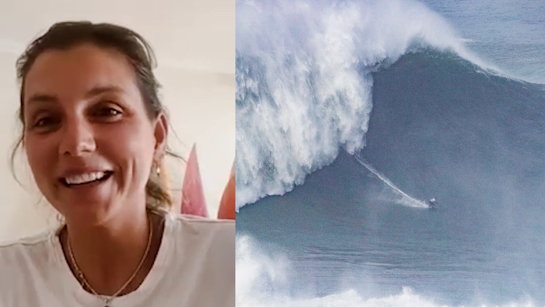 Maya WSL largest wave surfed female