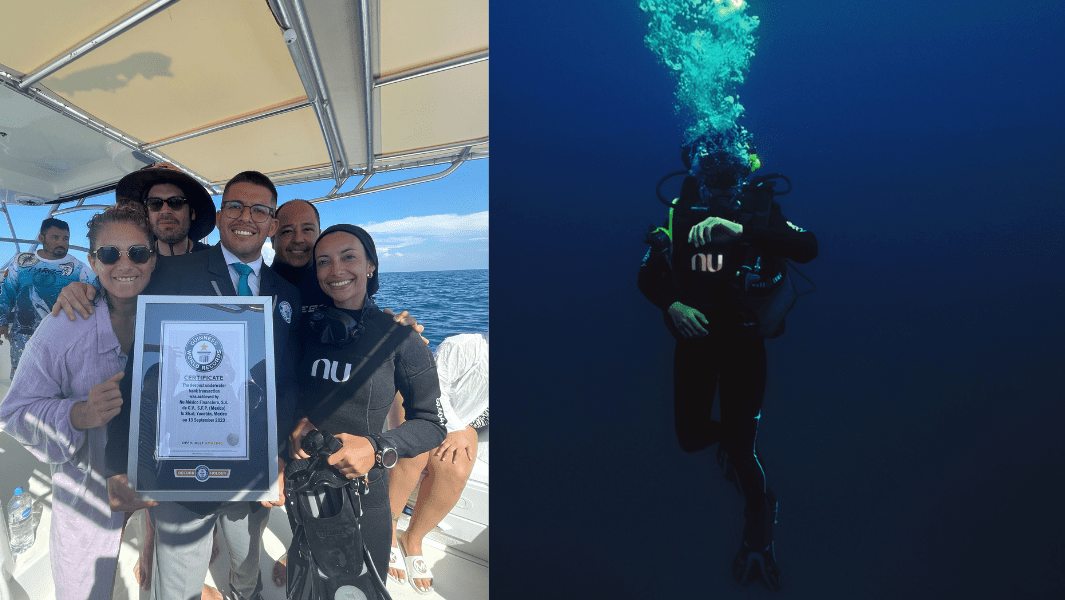 Nubank deepest underwater bank transaction