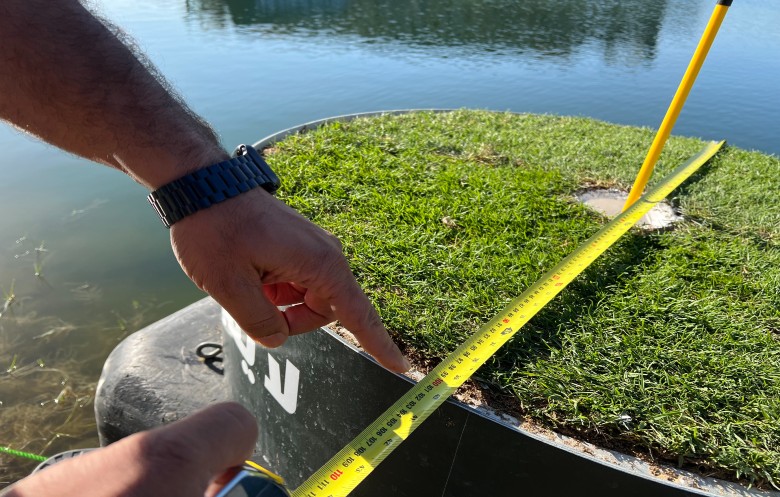 O Floating Golf-Ziel Ring – Rot, Modulares System Für Putts Und Chips, Aus Fiberglas Und Aluminium, Made In UK